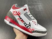 Air Jordan 3 Retro Nike Love Fire Red DN3707-161 - 2