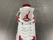 Air Nike SB x Air Jordan 4 White Red DR5415-160 - 5