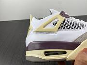 A Ma Maniere x Air Jordan 4 White Grey Purple 2022 DH6927-068 - 4