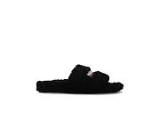 Balenciaga Furry Slide Black White (Women's) 654261W2DO11096 - 6