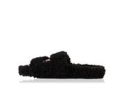 Balenciaga Furry Slide Black White (Women's) 654261W2DO11096 - 4