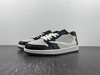 Travis Scott x Air Jordan 1 Low Gray Brown Black