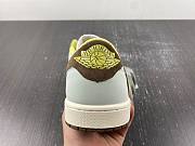 Travis Scott x Air Jordan 1 Low OG Brown Yellow Green DM7866-603 - 6