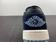 Nike Air Jordan 1 Low Navy Black Snakeskin FJ5478-010 - 6