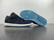 Nike Air Jordan 1 Low Navy Black Snakeskin FJ5478-010 - 4