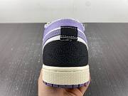 Air Jordan 1 Low Craft Cement Purple White & Black DZ4135-002 - 6