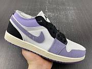 Air Jordan 1 Low Craft Cement Purple White & Black DZ4135-002 - 4