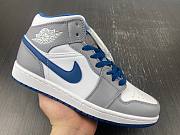 Air Jordan 1 Mid True Blue Cement (GS) DQ8423-014 - 5