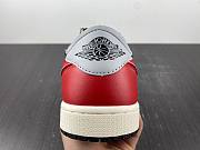 Air Jordan 1 Low Og Ex Blackdark Smoke Grey-Red DV0982-006 - 6