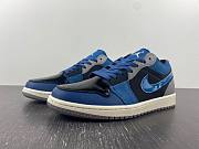 Air Jordan 1 Low SE Craft Obsidian French Blue Ashen Slate White DR8867-400 - 1