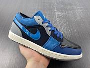 Air Jordan 1 Low SE Craft Obsidian French Blue Ashen Slate White DR8867-400 - 5