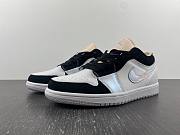 Air Jordan 1 Low Pearl White Black Orange DN1635-102 - 1