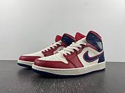 Air Jordan 1 Mid USA (2022) (Women's) DQ7648-600 - 1