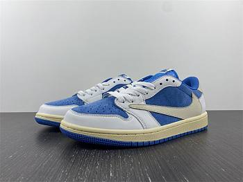 Travis Scott x Fragment x Nike Air Jordan 1 Low “UNC Blue”