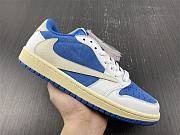 Travis Scott x Fragment x Nike Air Jordan 1 Low “UNC Blue” - 2