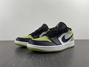 Air Jordan 1 Low Snakeskin Vivid Green (Women's) DX4446-301