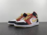 Air Jordan 1 Mid XQ White Black Sport Red DV0576-176 - 1