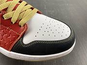 Air Jordan 1 Mid XQ White Black Sport Red DV0576-176 - 5