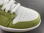 Air Jordan 1 Mid Green Python (Women's) DV2959-113 - 4