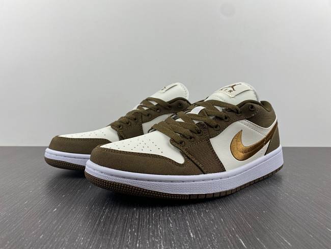 Air Jordan 1 Low SE Light Olive (Women's) DV0426-301  - 1