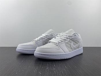 Air Jordan 1 Low Quilted White (Women's) DB6480-100