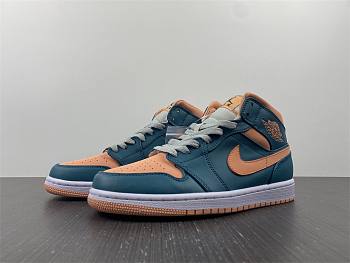 Air Jordan 1 Mid Dark Teal Green (Women's) BQ6472-308