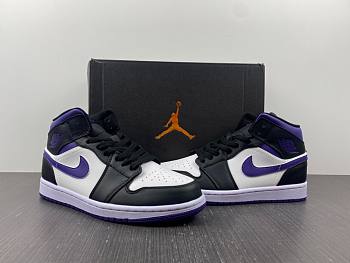 Air Jordan 1 Mid Dark Iris 554724-095