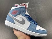 Air Jordan 1 Mid SE French Blue Light Steel (GS) DR6235-401 - 3