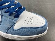 Air Jordan 1 Mid SE French Blue Light Steel (GS) DR6235-401 - 2