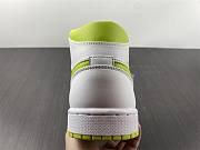 Air Jordan 1 Mid White Lime (Women's) BQ6472-131 - 6