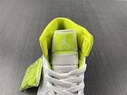 Air Jordan 1 Mid White Lime (Women's) BQ6472-131 - 5