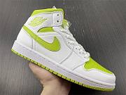 Air Jordan 1 Mid White Lime (Women's) BQ6472-131 - 4