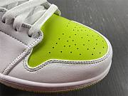 Air Jordan 1 Mid White Lime (Women's) BQ6472-131 - 2