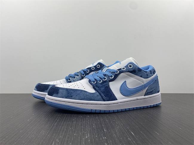 Air Jordan 1 Low Washed Denim (GS) DM8947-100 - 1