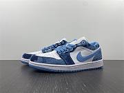 Air Jordan 1 Low Washed Denim (GS) DM8947-100 - 1