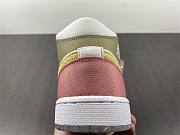 Air Jordan 1 Mid SE Pastel Vivid Green Grind (GS) DJ0338-100 - 6