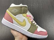 Air Jordan 1 Mid SE Pastel Vivid Green Grind (GS) DJ0338-100 - 3