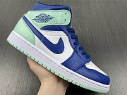 Air Jordan 1 Mid Mystic Navy Mint Foam 554724-413 - 4