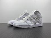 Air Jordan 1 Mid Quilted White (Women's) DB6078-100 - 1