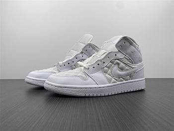 Air Jordan 1 Mid Quilted White (Women's) DB6078-100