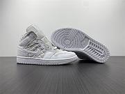 Air Jordan 1 Mid Quilted White (Women's) DB6078-100 - 6