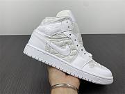 Air Jordan 1 Mid Quilted White (Women's) DB6078-100 - 4