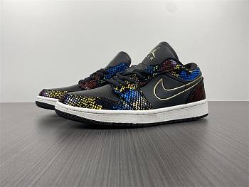 Air Jordan 1 Low Multicolor Snakeskin (2020) (Women's) CW5580-001