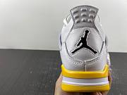 Air Jordan 4 White/Coconut Milk-Vivid Sulfur AQ9129-101 - 2