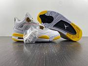 Air Jordan 4 White/Coconut Milk-Vivid Sulfur AQ9129-101 - 6