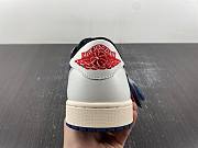 Travis Scott x Nike Air Jordan 1 Low Black White & Blue DM7866-713 - 3