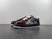 A Bathing Ape Bape Sta Nostalgic Burgundy Grey 1I80-191-006/1I80-291-006 - 1