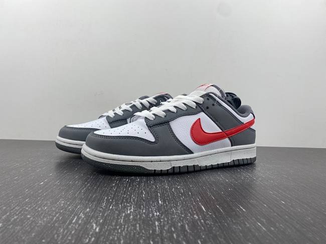 Nike Dunk Low Next Nature Smoke Grey Light Crimson (GS) FB8038-001 - 1