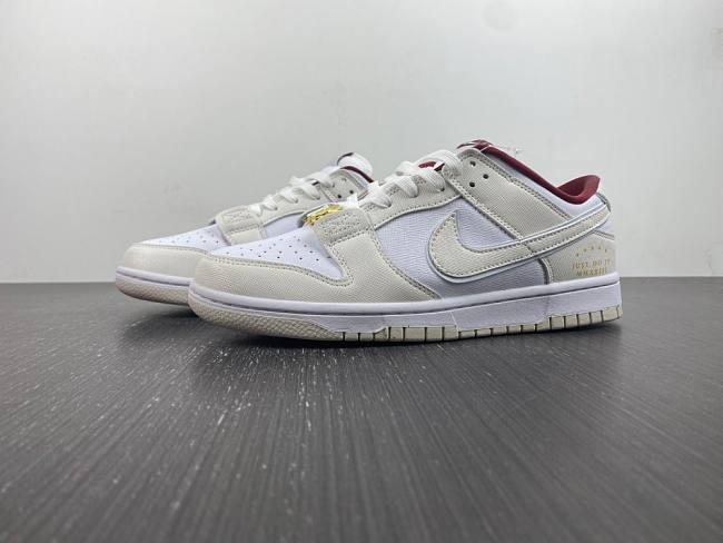 Nike Dunk Low SE Just Do It White Phantom (Women's) DV1160-100 - 1