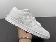 Nike Dunk Low Dover Street Market Triple White Velvet DH2686-100 - 6